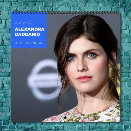 Discover Alexandra Daddario 2026 Wall Calendar, 12-Month Photo Calendar