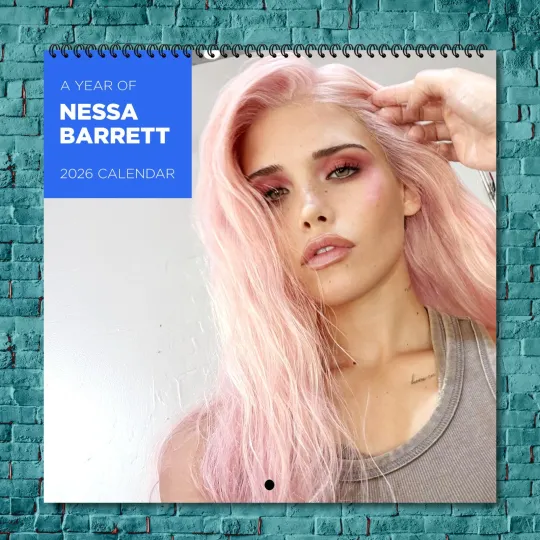 Discover Nessa Barrett 2026 Wall Calendar, 12-Month Celebrity Photo Calendar