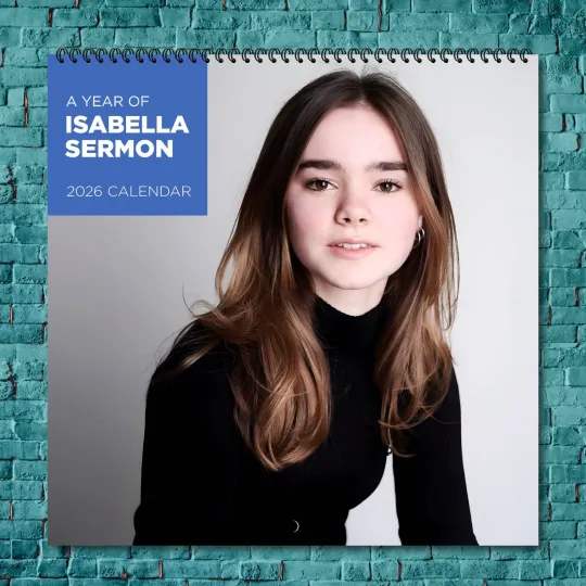 Discover Isabella Sermon 2026 Wall Calendar, 12-Month Star Wall Calendar