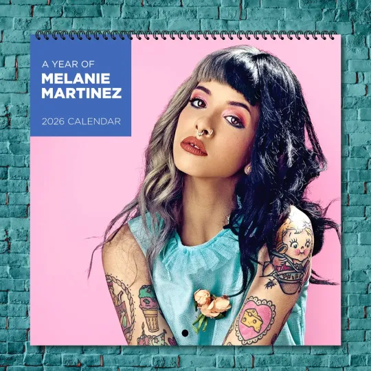 Discover Melanie Martinez 2026 Wall Calendar, 12-Month Celebrity Photo Calendar
