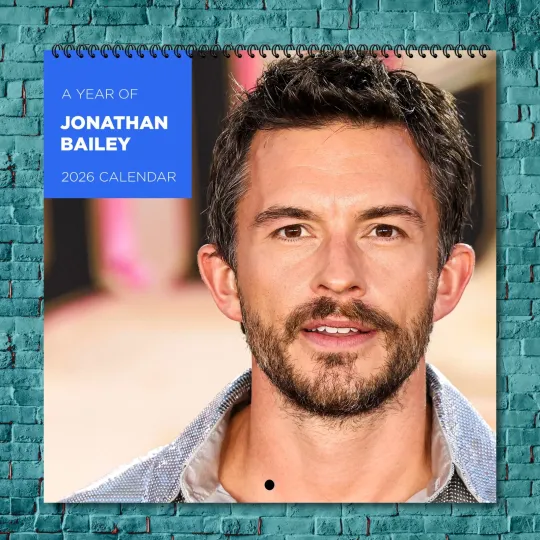 Jonathan Bailey 2026 Wall Calendar, 12-Month Celebrity Photo Calendar