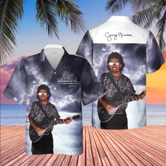 Discover George Cloud Nine Album Cover Hawaiian Shirt