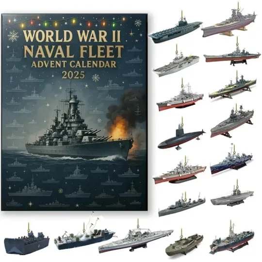 Discover World War II Naval Fleet Advent Calendar 2025