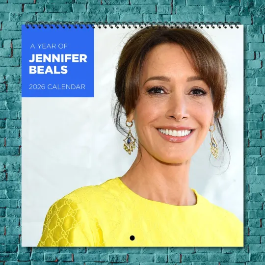 Discover Jennifer Beals 2026 Wall Calendar, 12-Month Celebrity Fan Gift Collection