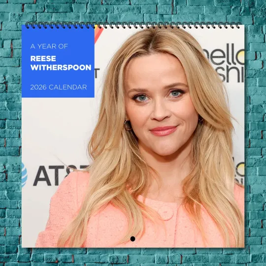 Discover Reese Witherspoon 2026 Wall Calendar, 12-Month Celebrity Collection