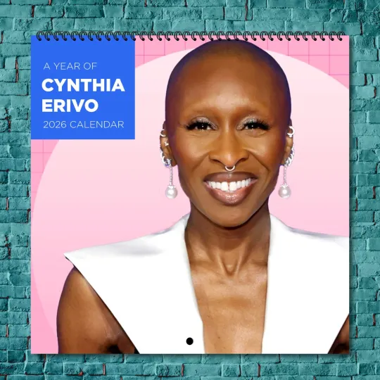 Discover Cynthia Erivo 2026 Wall Calendar, 12-Month Photo Calendar