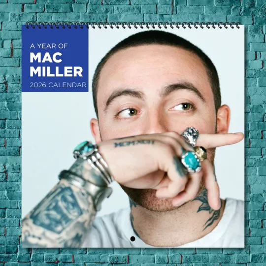 Discover macmiller 2026 Wall Calendar, 12-Month Celebrity Photo Calendar