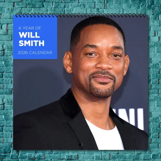 Discover Will Smith 2026 Wall Calendar, 12-Month Celebrity Fan Gift Collection