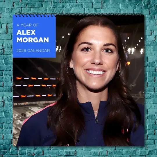 Discover Alex Morgan 2026 Wall Calendar 12-Month Celebrity Calendar Fan Gift