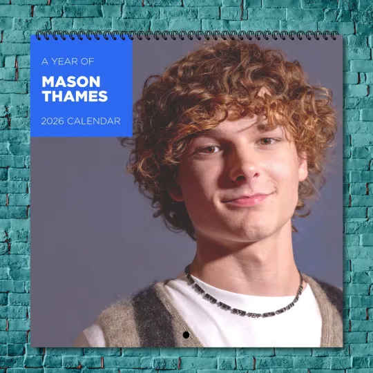 Discover Mason Thames 2026 Wall Calendar, 12-Month Celebrity Fan Gift