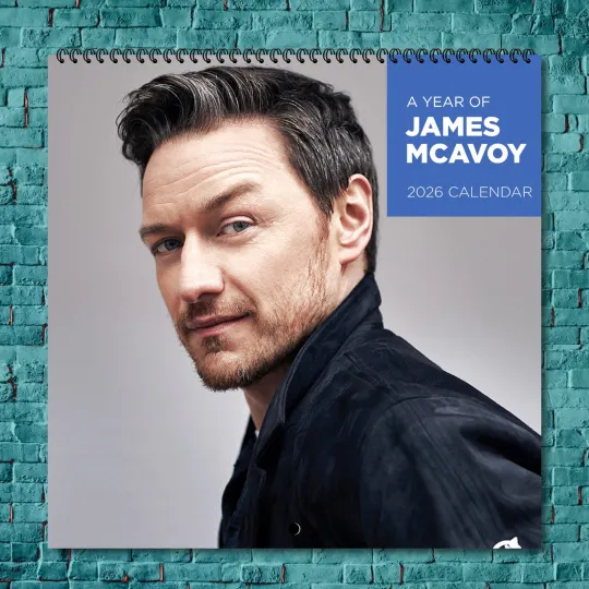 Discover James McAvoy 2026 Wall Calendar, 12-Month Star Wall Calendar