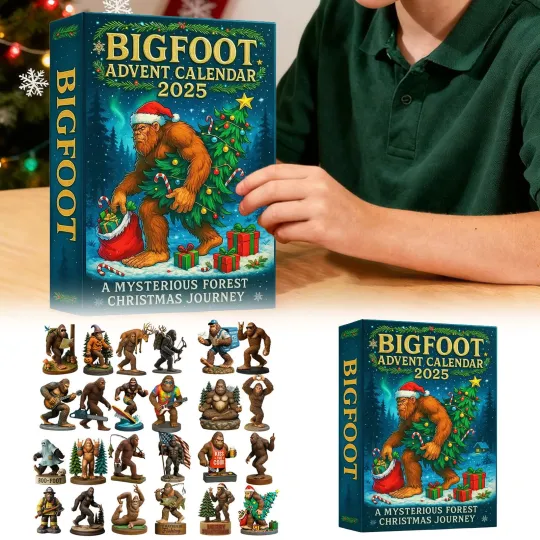 Discover Bigfoot Adventure Calendar 2025, 24 Days Holiday Countdown Calendar