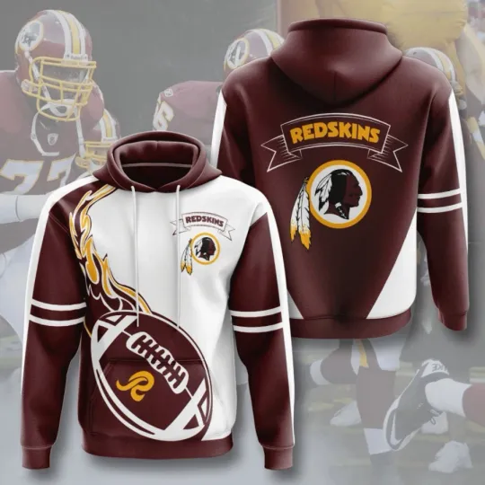 Discover Washington Redskins American Football 3D Hoodie