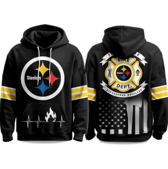Discover Steeler Firefighter Appreciation Night 2025 3D Hoodie