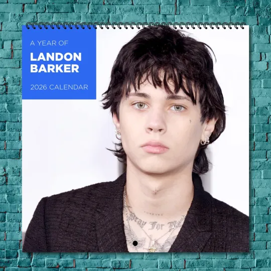 Discover Landon Barker 2026 Wall Calendar 12-Month Celebrity Calendar Fan Gift