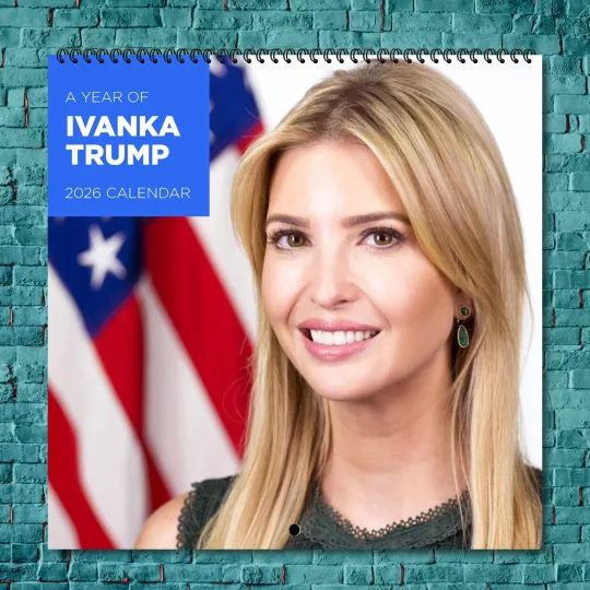 Discover Ivanka Trump 2026 Wall Calendar, 12-Month Celebrity Photo Calendar