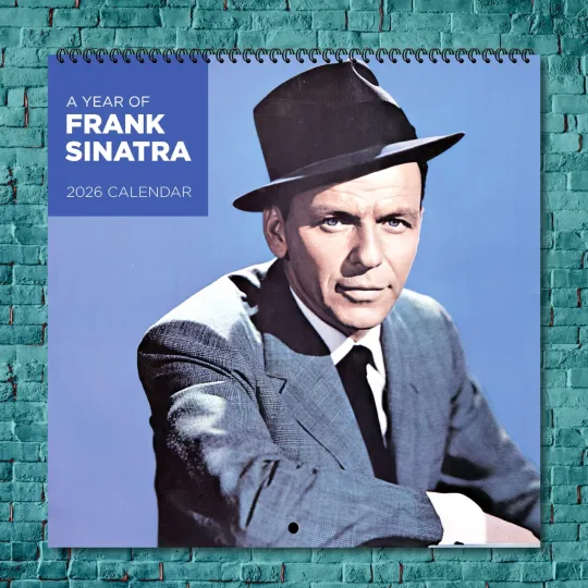 frank sinatra 2026 Wall Calendar, 12-Month Star Collection