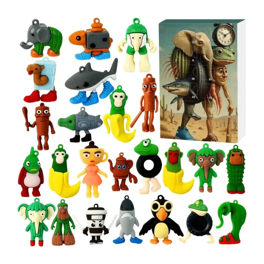 Discover Italian Brainrot Halloween Advent CalendarItalian Brainrot Toys Action Figures
