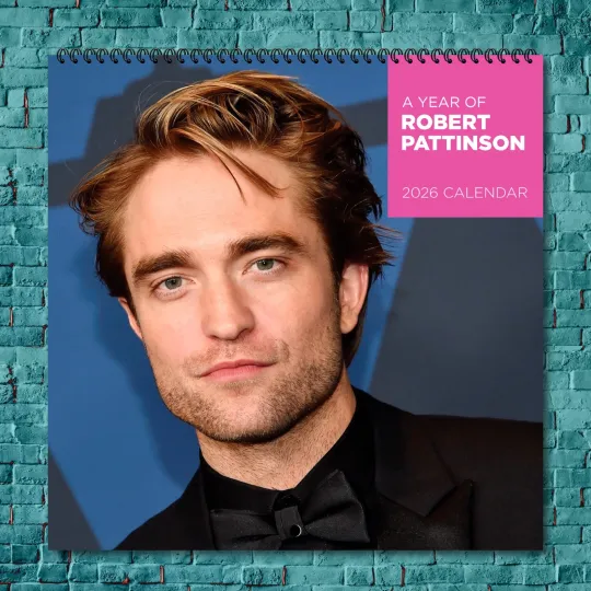 Robert Pattinson 2026 Wall Calendar, 12-Month Celebrity Photo Calendar
