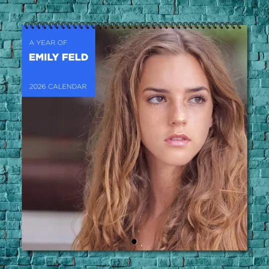 Discover Emily Feld 2026 Wall Calendar 12-Month Celebrity Photo Calendar