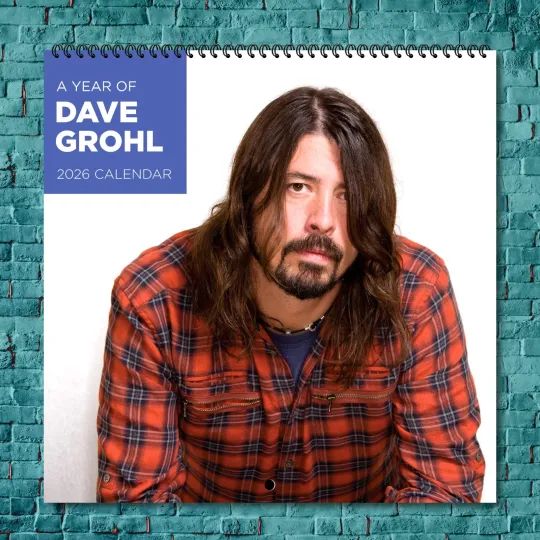 Discover D Grohl 2026 Wall Calendar, 12-Month Star Collection