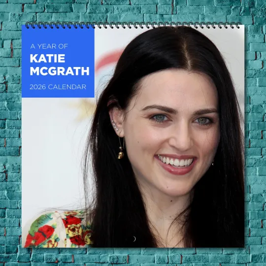 Discover Katie McGrath 2026 Wall Calendar, 12-Month Celebrity Fan Gift Collection