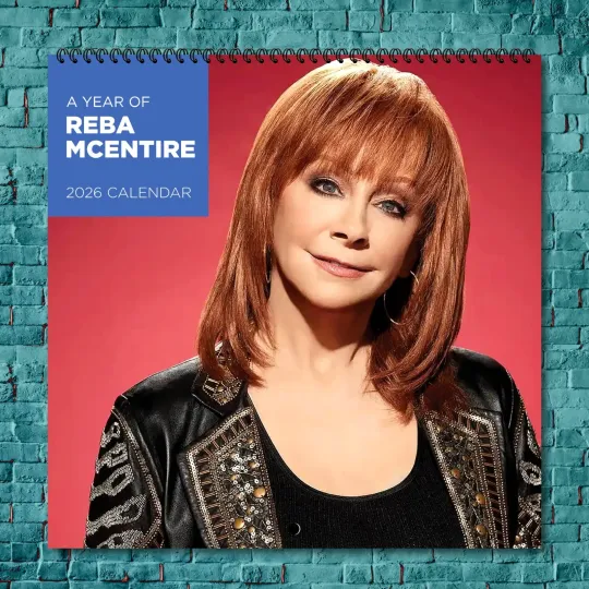 Discover Reba McEntire 2026 Wall Calendar, 12-Month Celebrity Photo Calendar