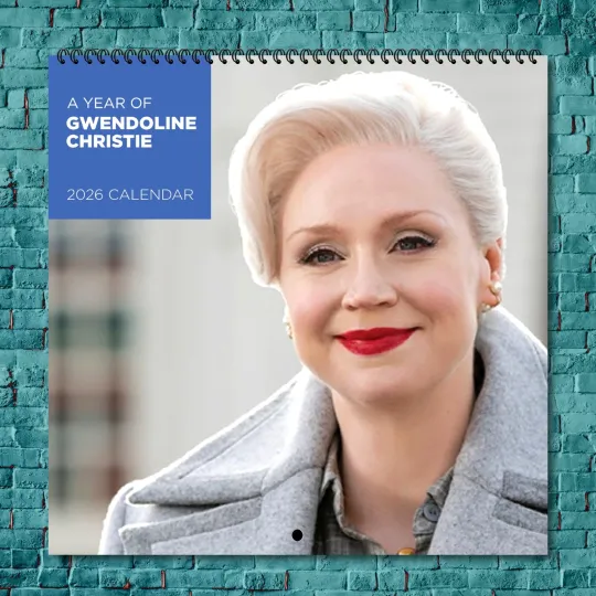 Discover Gwendoline Christie 2026 Wall Calendar, 12-Month Star Wall Calendar