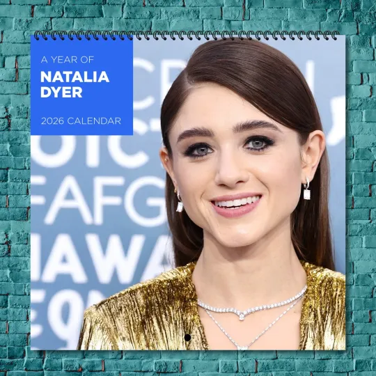 Discover Natalia Dyer 2026 Wall Calendar 12-Month Celebrity Photo Calendar