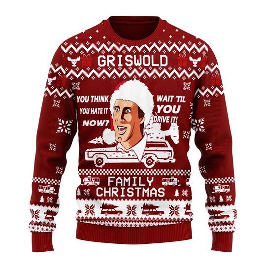 Discover Griswold Family Christmas 3D Ugly Sweater, Christmas Tree Farm Shirt,National Lampoon's Christmas Vacation