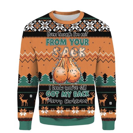 Discover Funny You've Still Got My Back 3D Ugly Christmas Sweater