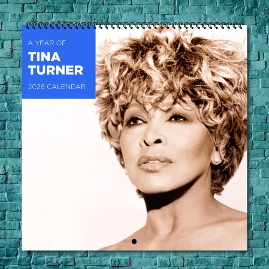 Discover Tina Turner 2026 Wall Calendar, 12-Month Celebrity Photo Calendar