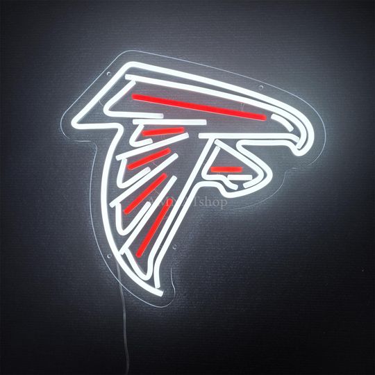 Discover Atlanta Falcons LED Neon Sign | football Man Cave Decor