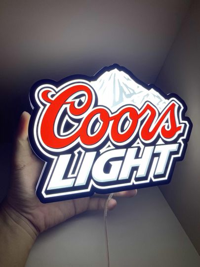 Discover Vintage CCOORS Neon Sign, Retro Beer Sign Light, Sports Bar Decor, Party Lighting, Home Wall Art