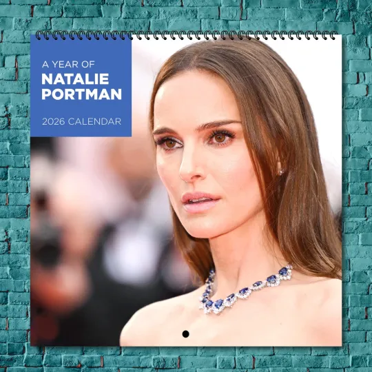 Discover Natalie Portman 2026 Wall Calendar, 12-Month Celebrity Photo Calendar