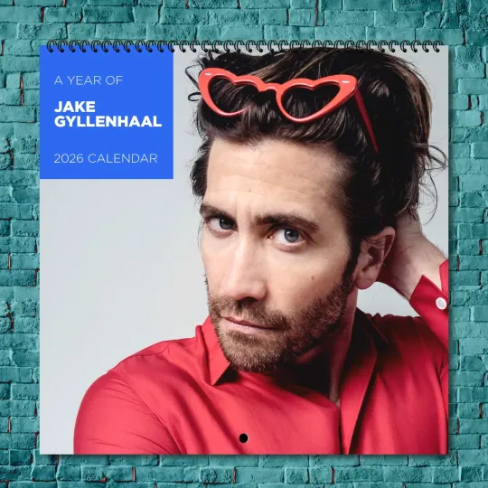 Jake Gyllenhaal 2026 Wall Calendar, 12-Month Celebrity Fan Gift