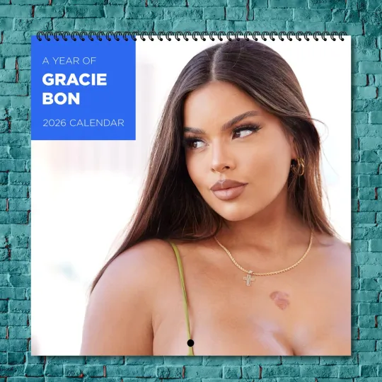 Discover Gracie Bon 2026 Wall Calendar 12-Month Celebrity Calendar Fan Gift