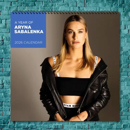 Discover Aryna Sabalenka 2026 Sports Stars Calendar, 12-Month Athlete Wall Calendar