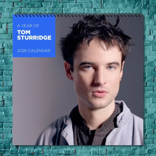 Discover Tom Sturridge 2026 Wall Calendar, 12-Month Calendar Fan Gift