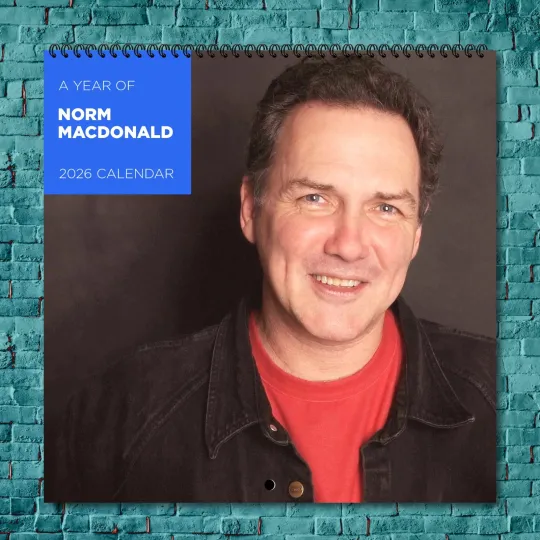 Discover Norm Macdonald 2026 Wall Calendar 12-Month Celebrity Photo Calendar