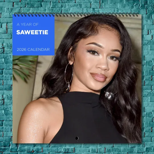 Discover Saweetie 2026 Wall Calendar 12-Month Celebrity Photo Calendar