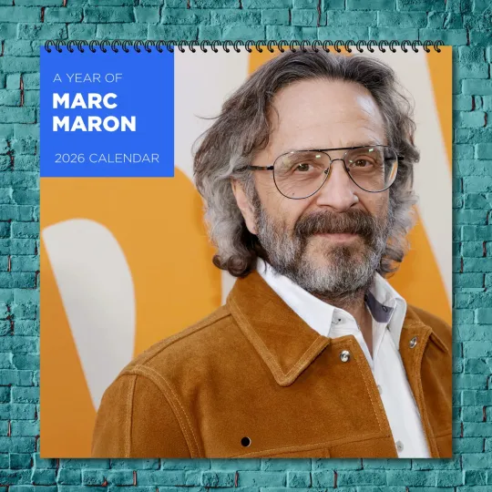 Discover Marc Maron 2026 Wall Calendar 12-Month Celebrity Photo Calendar