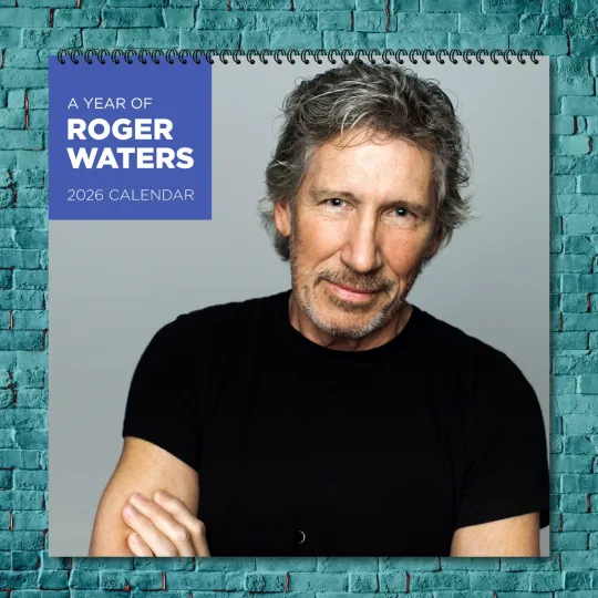 Discover Roger Waters 2026 Wall Calendar, 12-Month Celebrity Photo Calendar