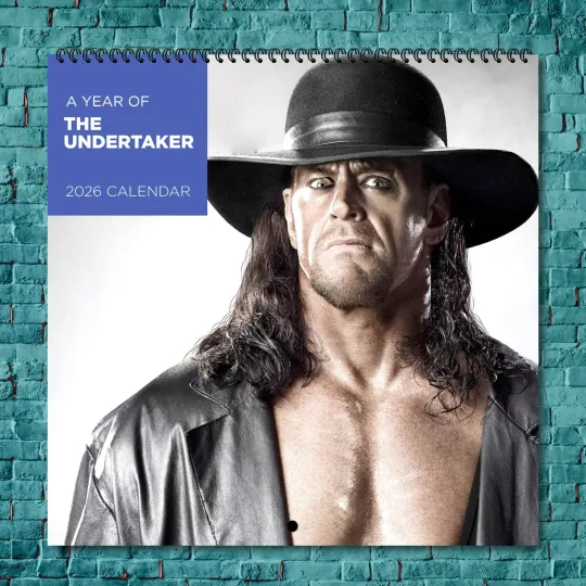 Discover the Undertake 2026 Wall Calendar, 12-Month Celebrity Photo Calendar