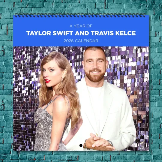 Discover Travis Kelce Engagement 2026 Wall Calendar, 12-Month Celebrity Photo Calendar