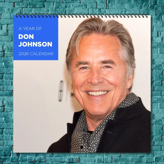 Discover Don Johnson 2026 Wall Calendar, 12-Month Photo Calendar