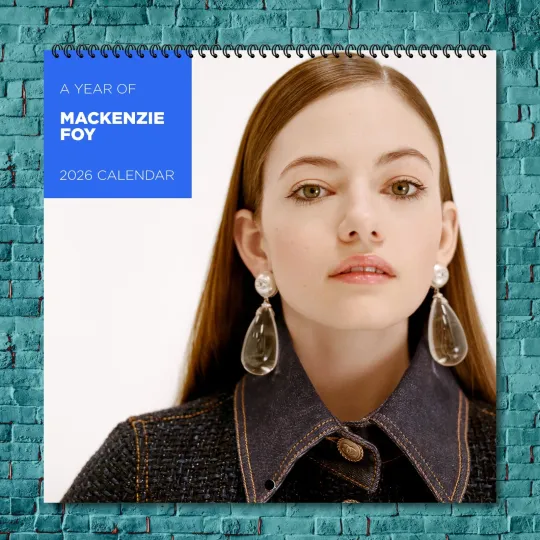 Discover Mackenzie Foy 2026 Wall Calendar, 12-Month Celebrity Fan Gift