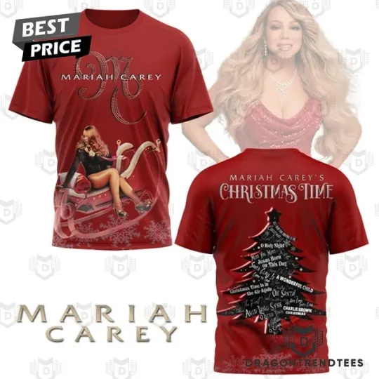 Discover Mariah Carey All I Want For Christmas 3D T-shirt