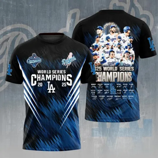 Discover 2025 World Series Champions 3D T-Shirt