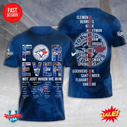 Discover 2025 Toronto Blue Jay 3D Tee